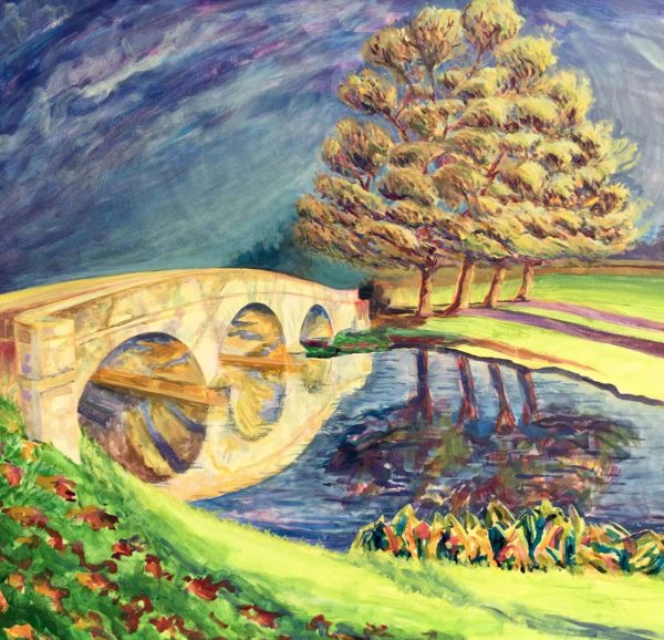 Holdiford Road Bridge. Acrylic on Canvas by Richard Bostock
